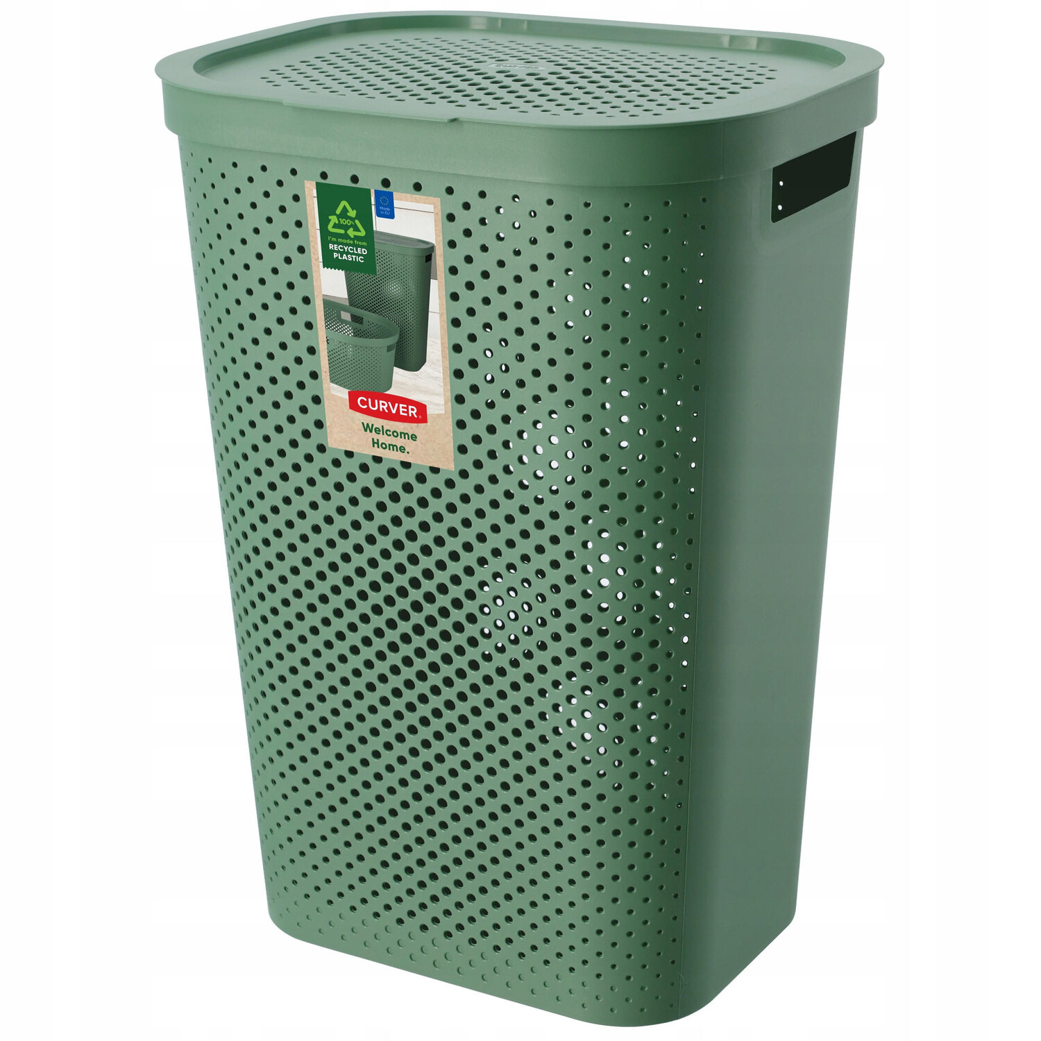 

Корзина для белья KADAX, 44x61 см, зеленый
