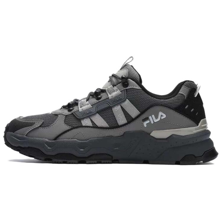 

Кроссовки FILA Trek Chunky Sneakers Men Low-top Black/Shadow Black Grey, черный