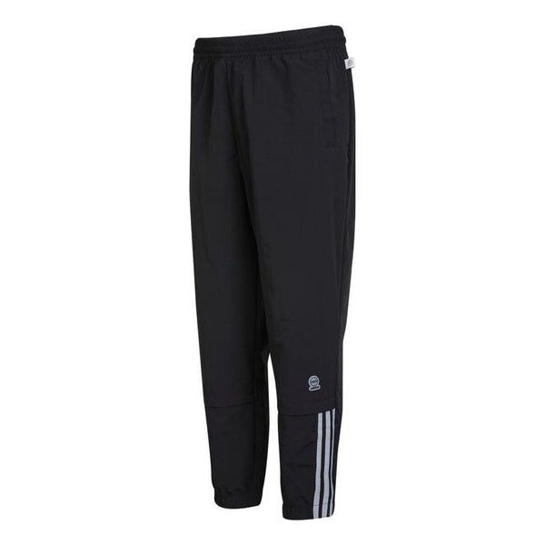 

Спортивные штаны Men's adidas neo SS22 Logo Label Stripe Casual Sports Pants/Trousers/Joggers Autumn Black, черный