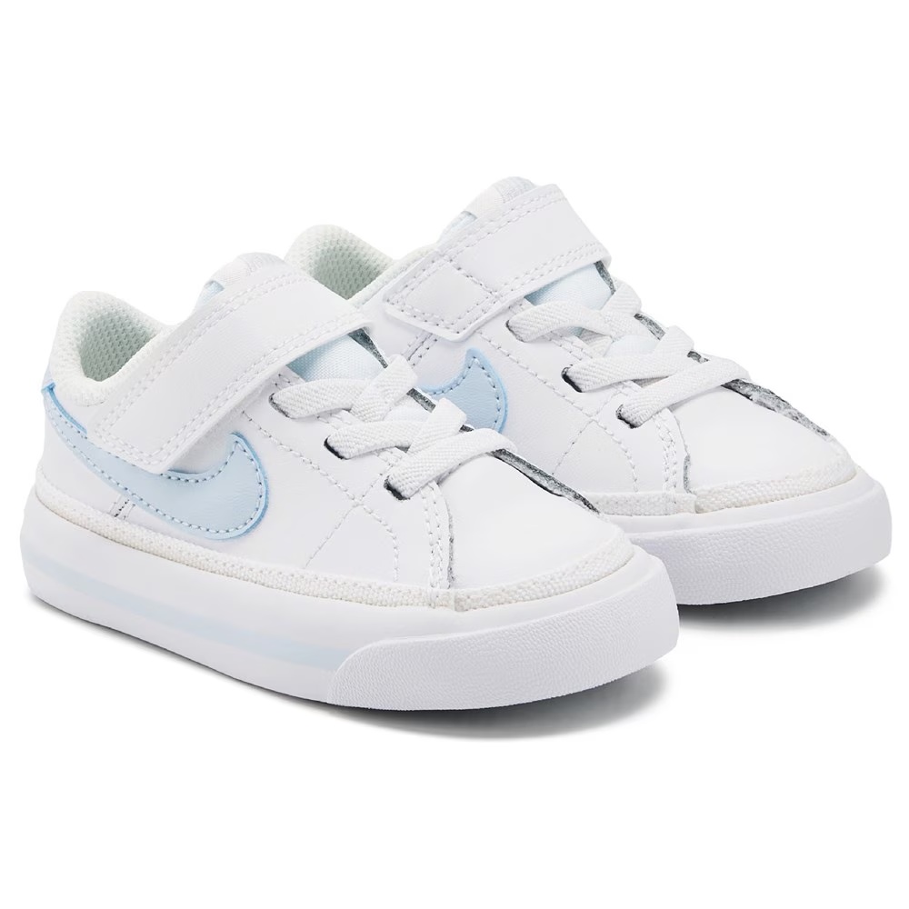 

Детские кроссовки низкого типа court legacy toddler Nike, white/blue