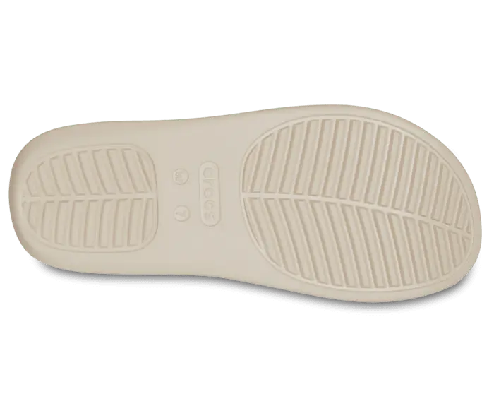 Шлепанцы на платформе Getaway Crocs женские, цвет Stucco — фото 4