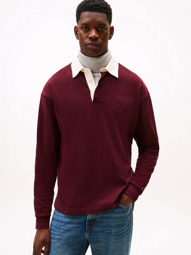 

Рубашка поло из пич-коттона Tommy Hilfiger, Deep Burgundy