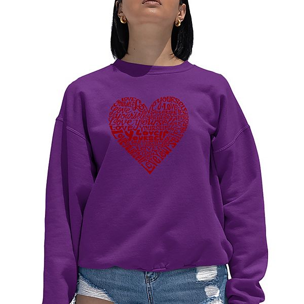 

Свитшот Love yourself с принтом La Pop Art, Purple, Фиолетовый, Свитшот Love yourself с принтом La Pop Art, Purple