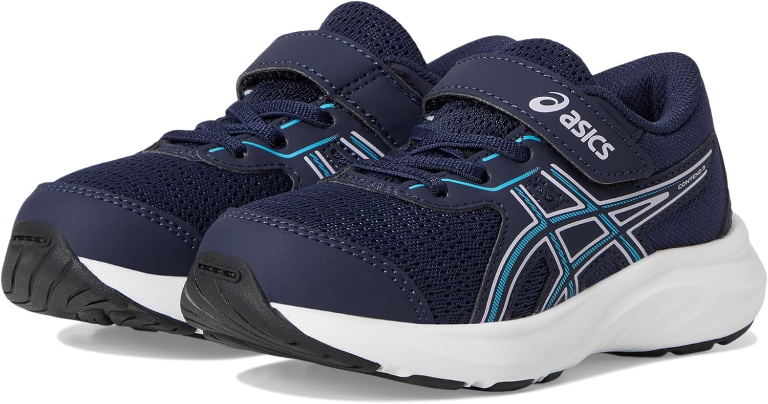 

Кроссовки ASICS Boys Contend 9 Ps (для малышей/детей младшего возраста), Midnight/Stillwater