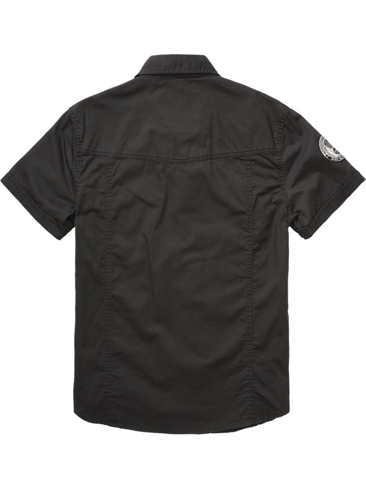 

Рубашка Luis Vintage Shirt Short Sleeve Brandit, черный