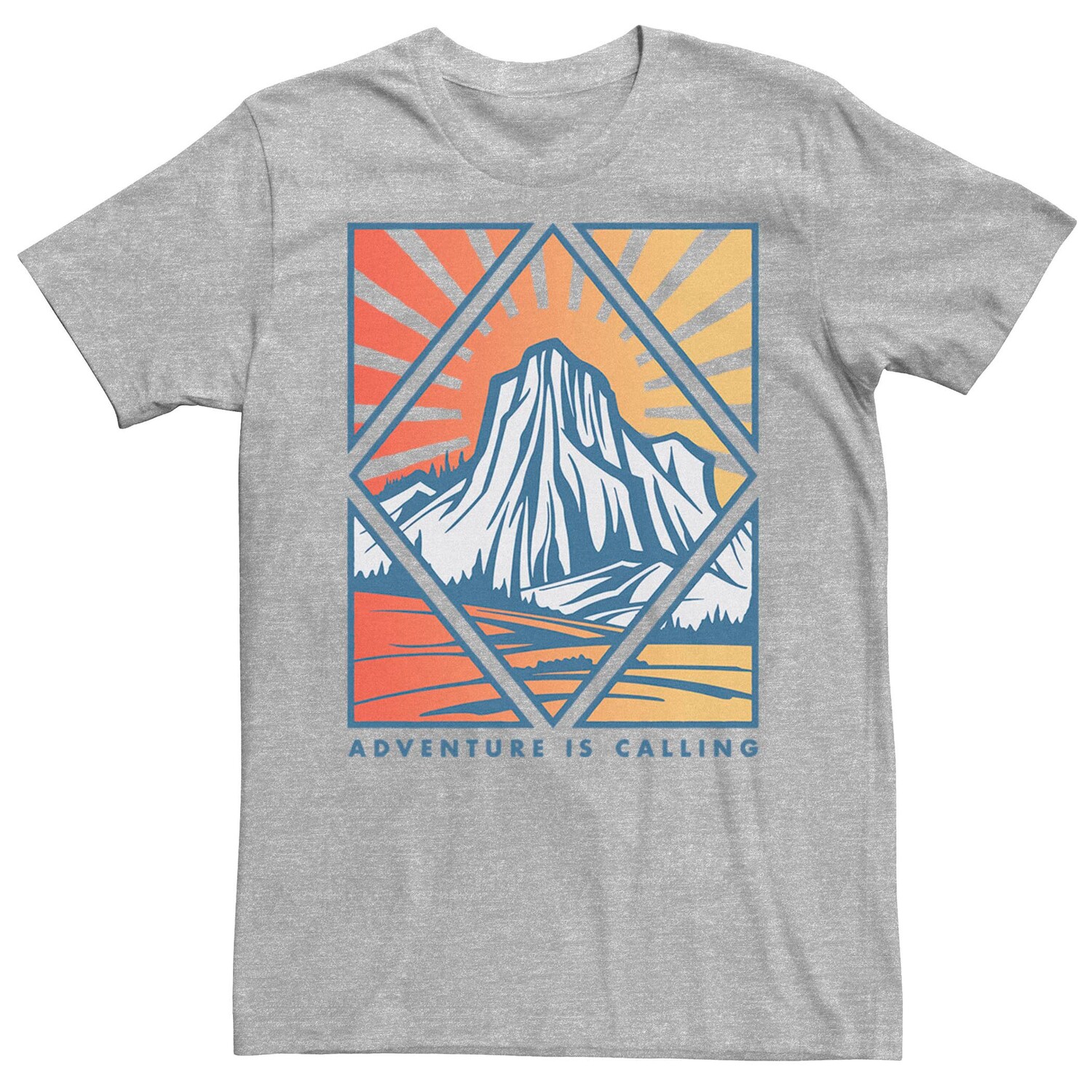 

Мужская футболка Adventure Is Calling Geometric Mountain Sunset Fifth Sun