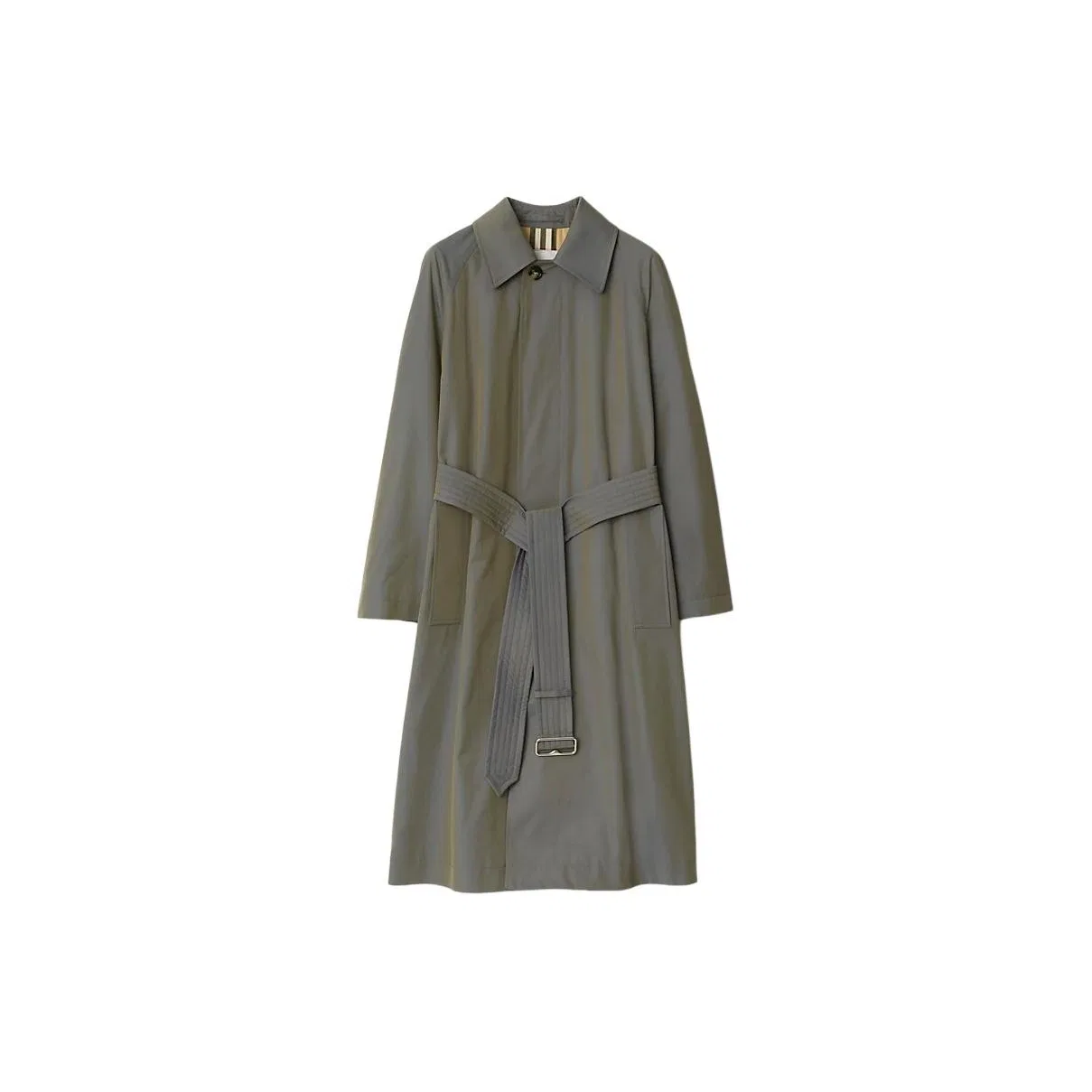 Пальто Burberry car coat, хлопок, Rusty красный
