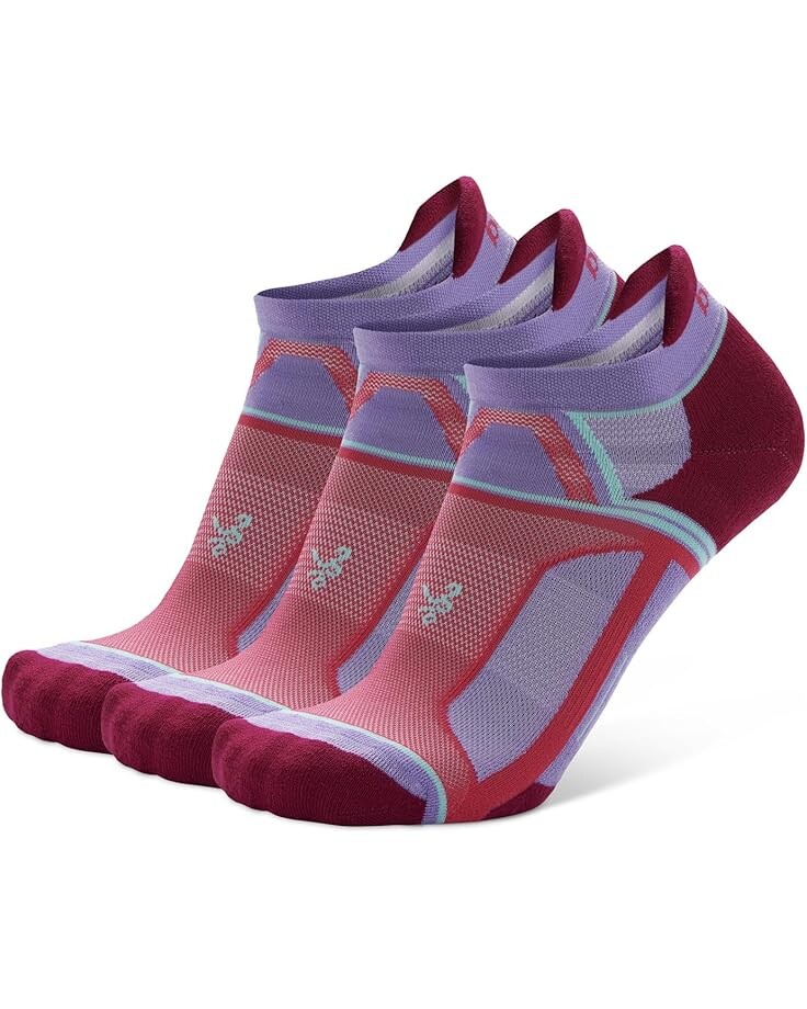 

Носки Unisex balega Hidden Contour No Show Tab, цвет Lavendar/Pink