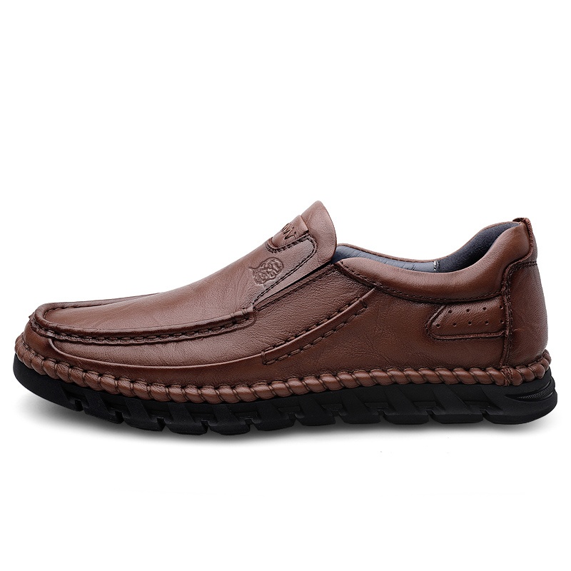 

LAORENTOU Мужские повседневные туфли мужские низкие черно-коричневые коричневые, цвет Brown