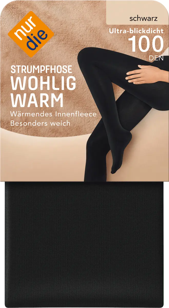 

Колготки Cosy Warm черного цвета размер. 40/44 10шт nur die