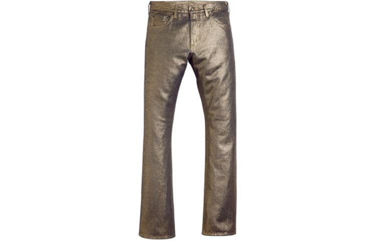 SS24 Коллекция Rainbow Повседневные Брюки Мужские Gold Levis — фото 2