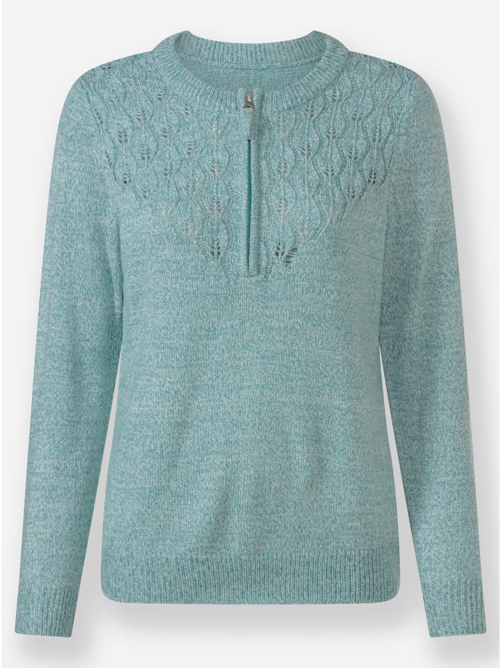 

WITT WEIDEN Свитер с круглым вырезом, меланжевого цвета