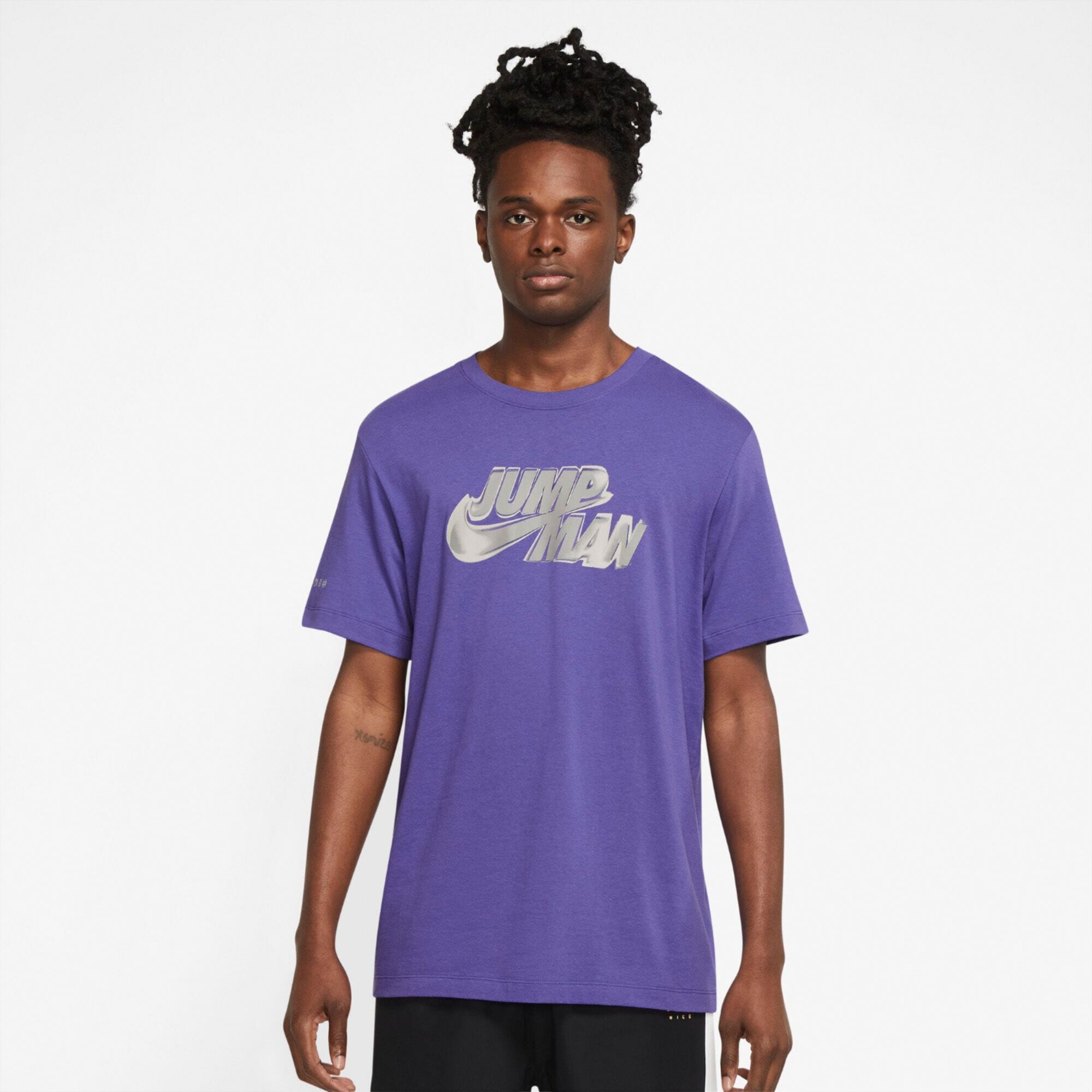 

Футболка Nike Jordan Jumpman Graphics Фиолетовая/Белая DM1448-579 Мужская