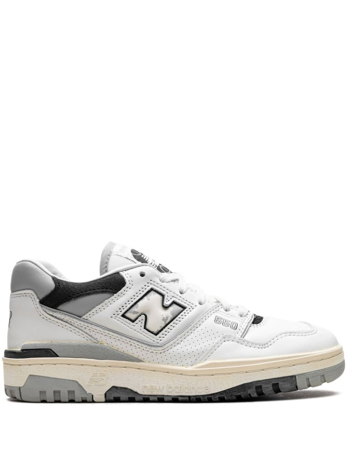 New Balance кроссовки 550 со вставками, белый