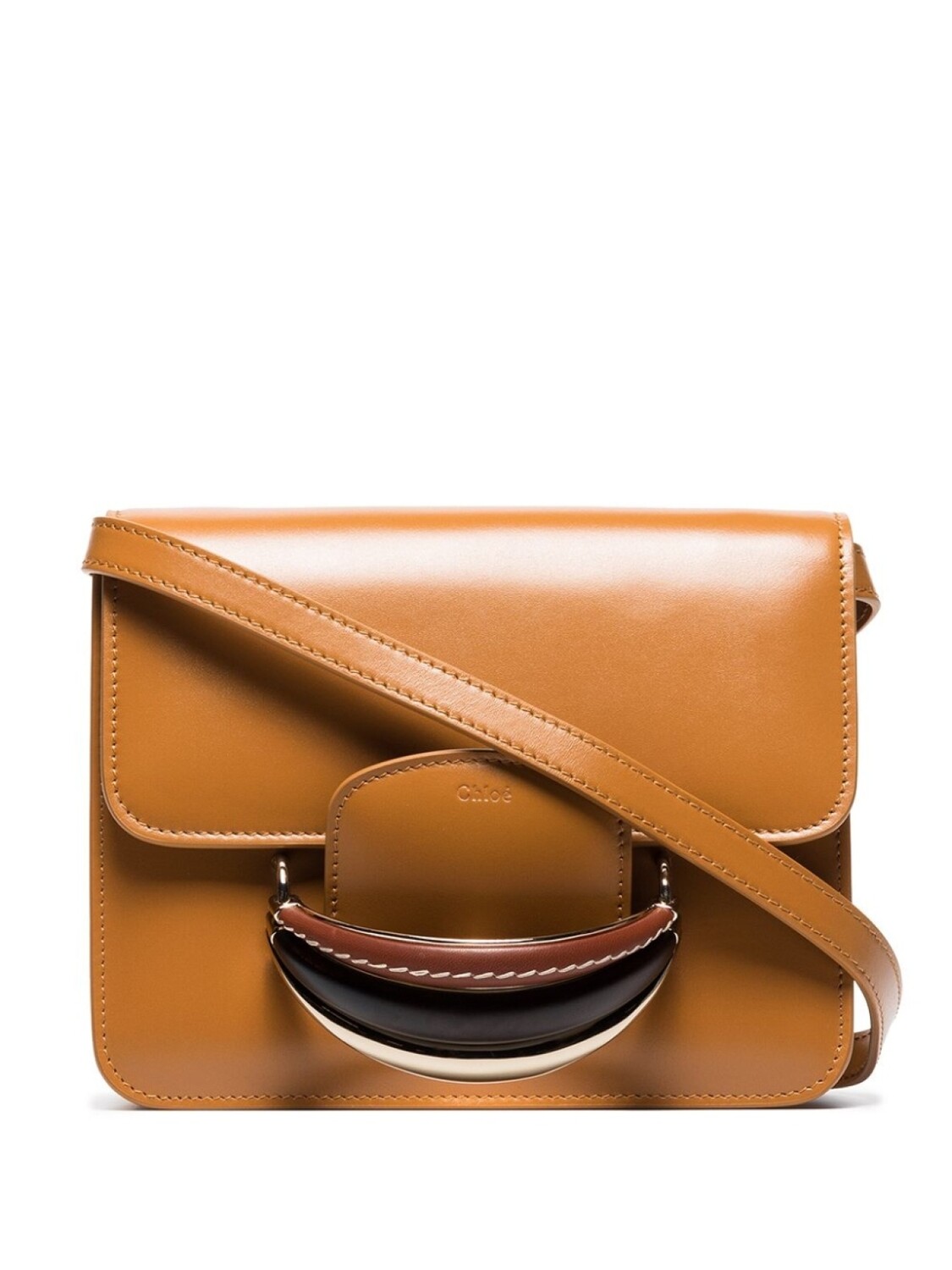 

Chloé сумка на плечо Kattie, коричневый