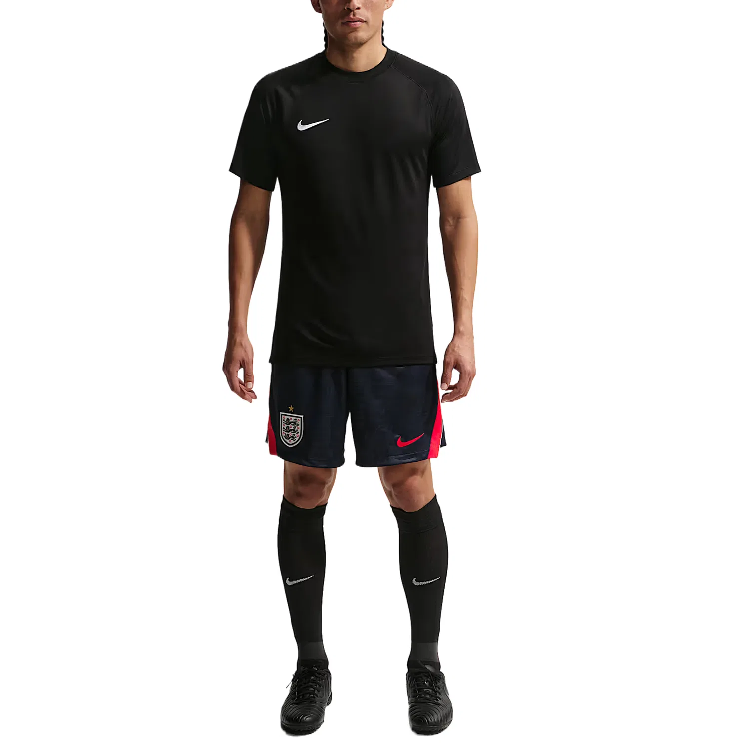 Шорты футбольные Nike England 2026 Stadium Away Obsidian/Speed Red/White — фото 3