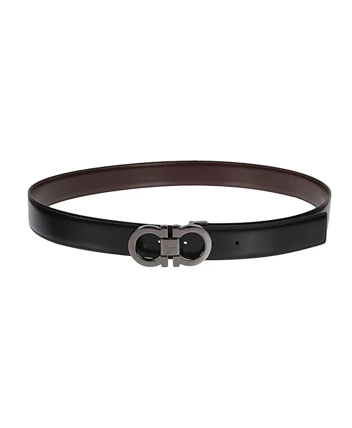 

Легендарный кожаный ремень Salvatore Ferragamo, черный