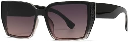 

Классические квадратные солнцезащитные очки для женщин и мужчин, модные ретро-очки с защитой от УФ-излучения UV400, винтажные, стильные, с градиентным переходом цвета MTZJH, C5