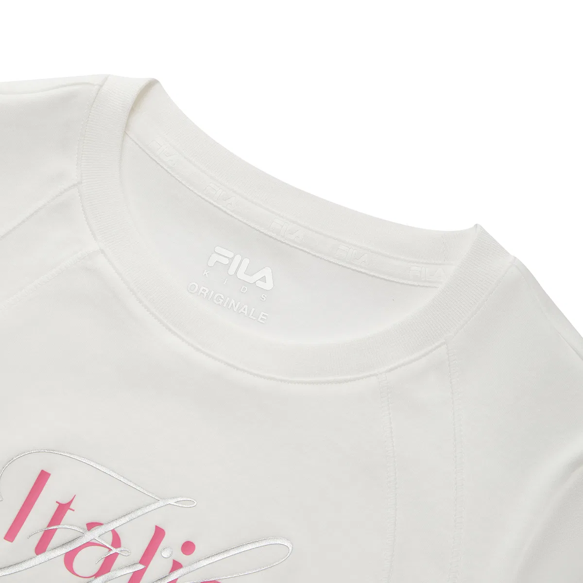 Футболка Cloud White Kids' FILA KIDS — фото 4