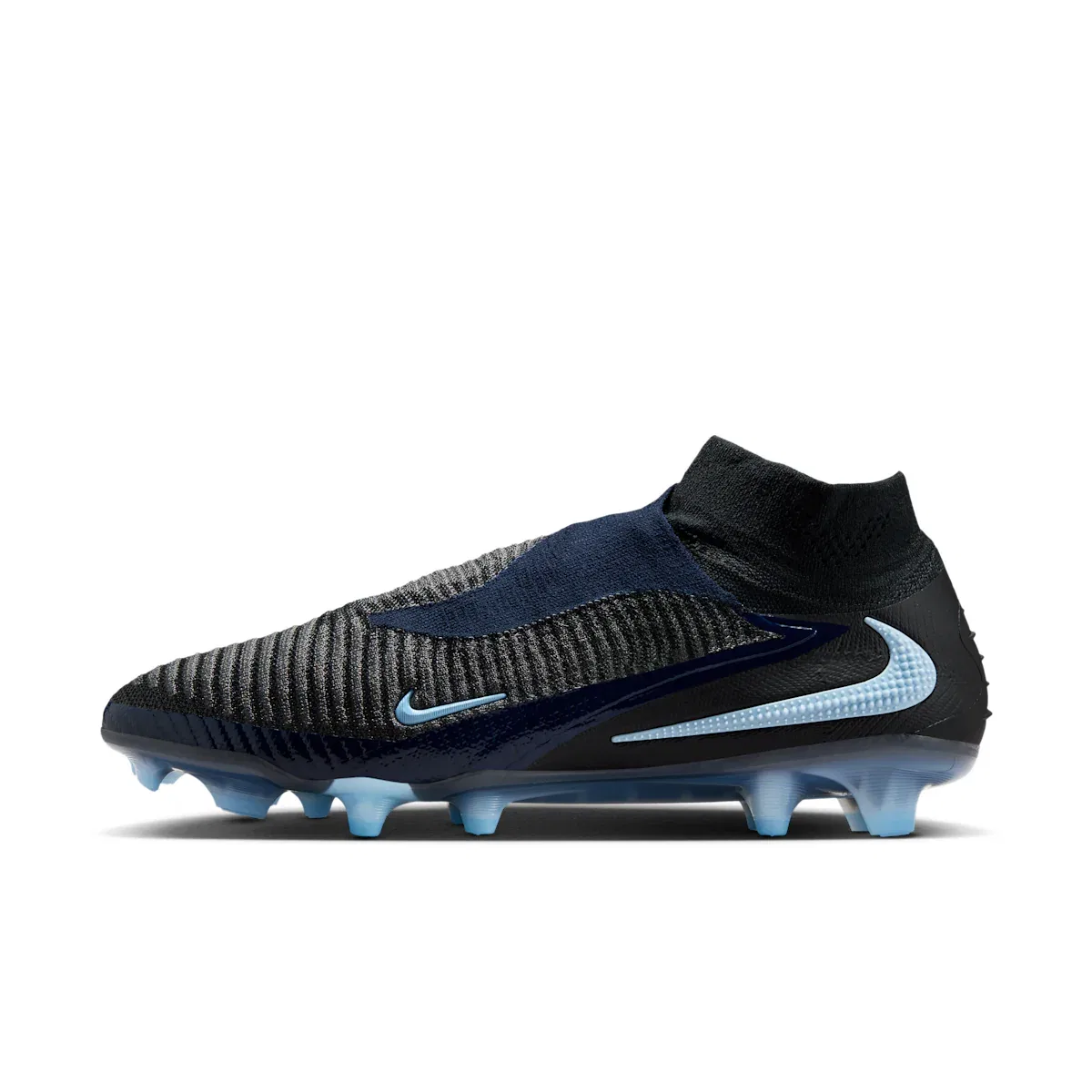 Мужские футбольные бутсы Phantom 6 High Elite для твердого грунта Nike, черный