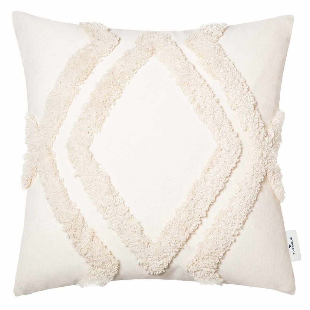 

TOM TAILOR декоративный чехол на подушку FLUFFY RHOMBUS Nature 45 x 45 см