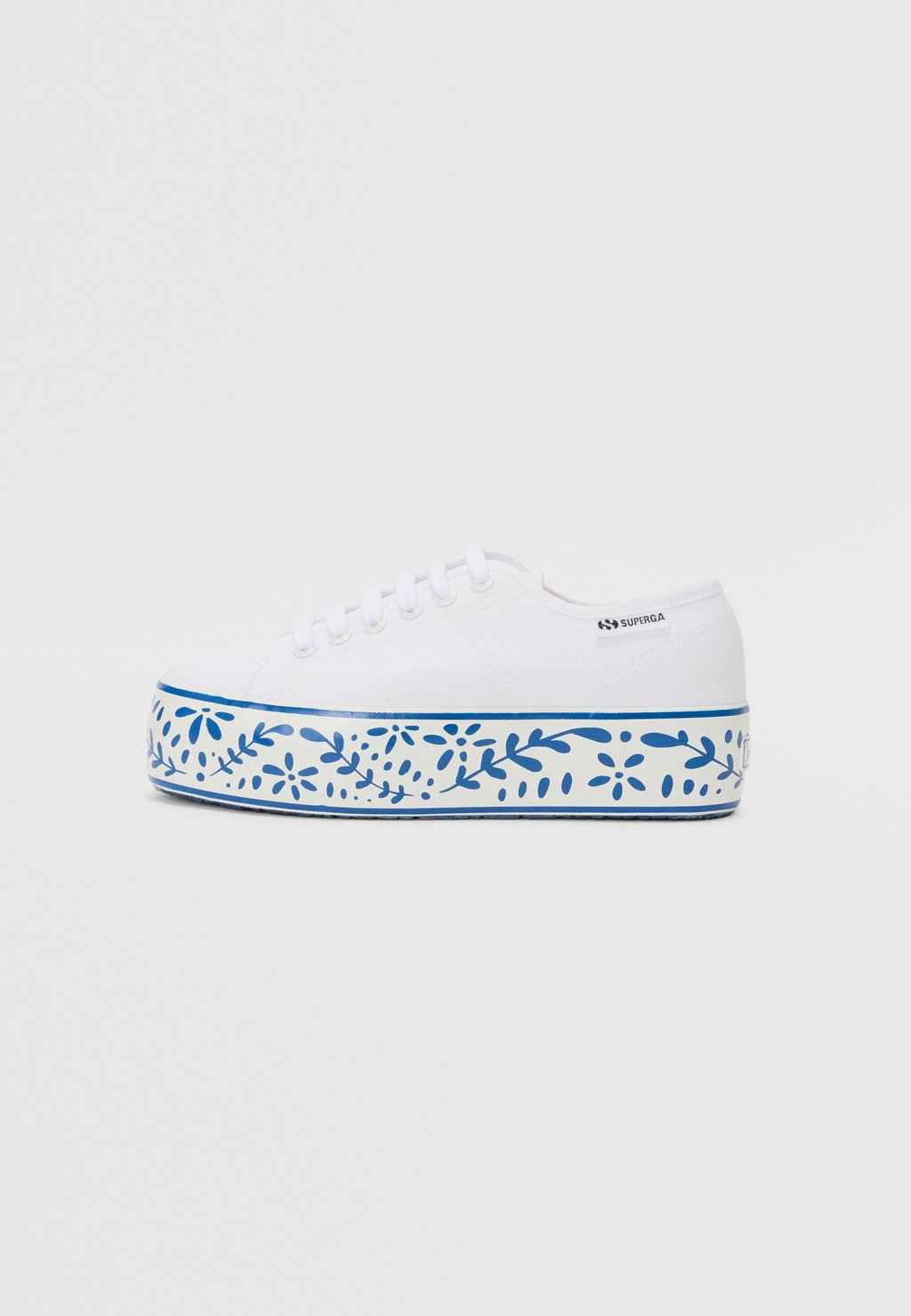 Кроссовки 3790 PLATFORM CERAMIC PRINT LEGGERA Superga, белый