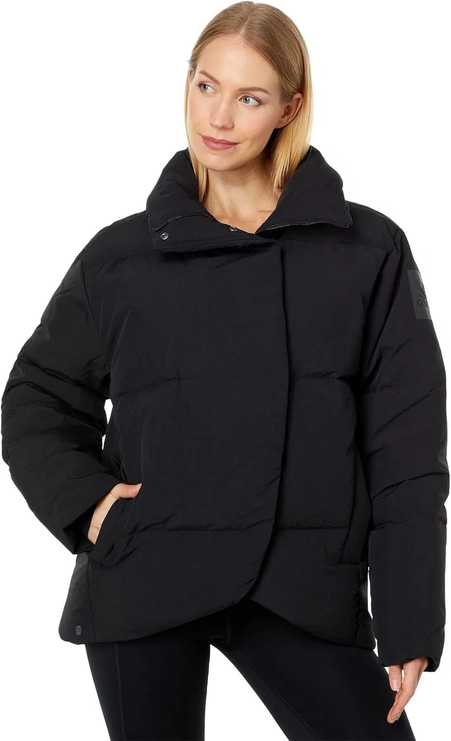 Пуховик adidas Big Baffle Down Jacket, Black 1