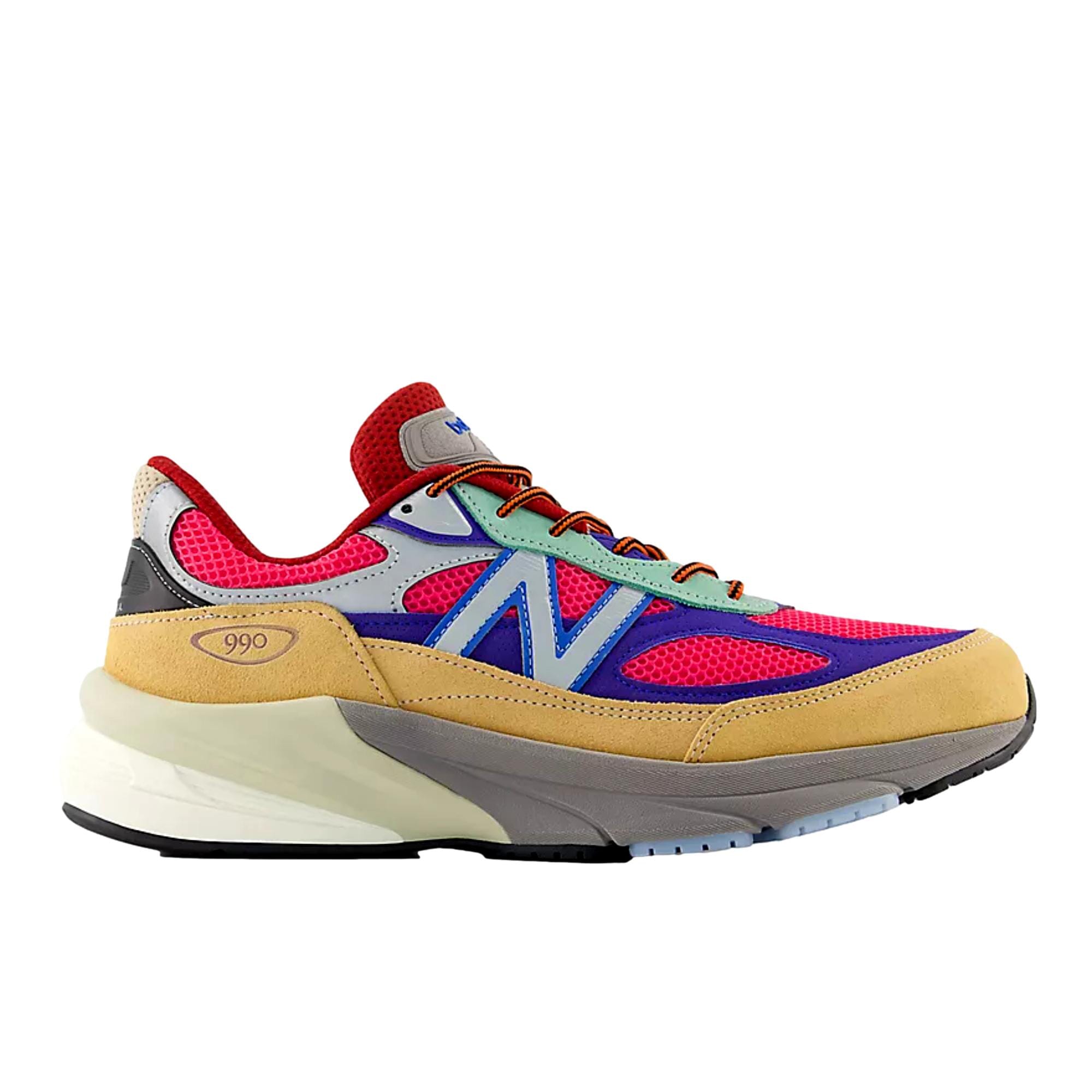

Кроссовки New Balance 990 V6 Beige / Purple / Pink U990AT6 Men's