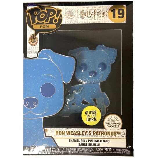

Гарри Поттер — большая эмалированная булавка № 19 — Патронус Рон Уизли Funko
