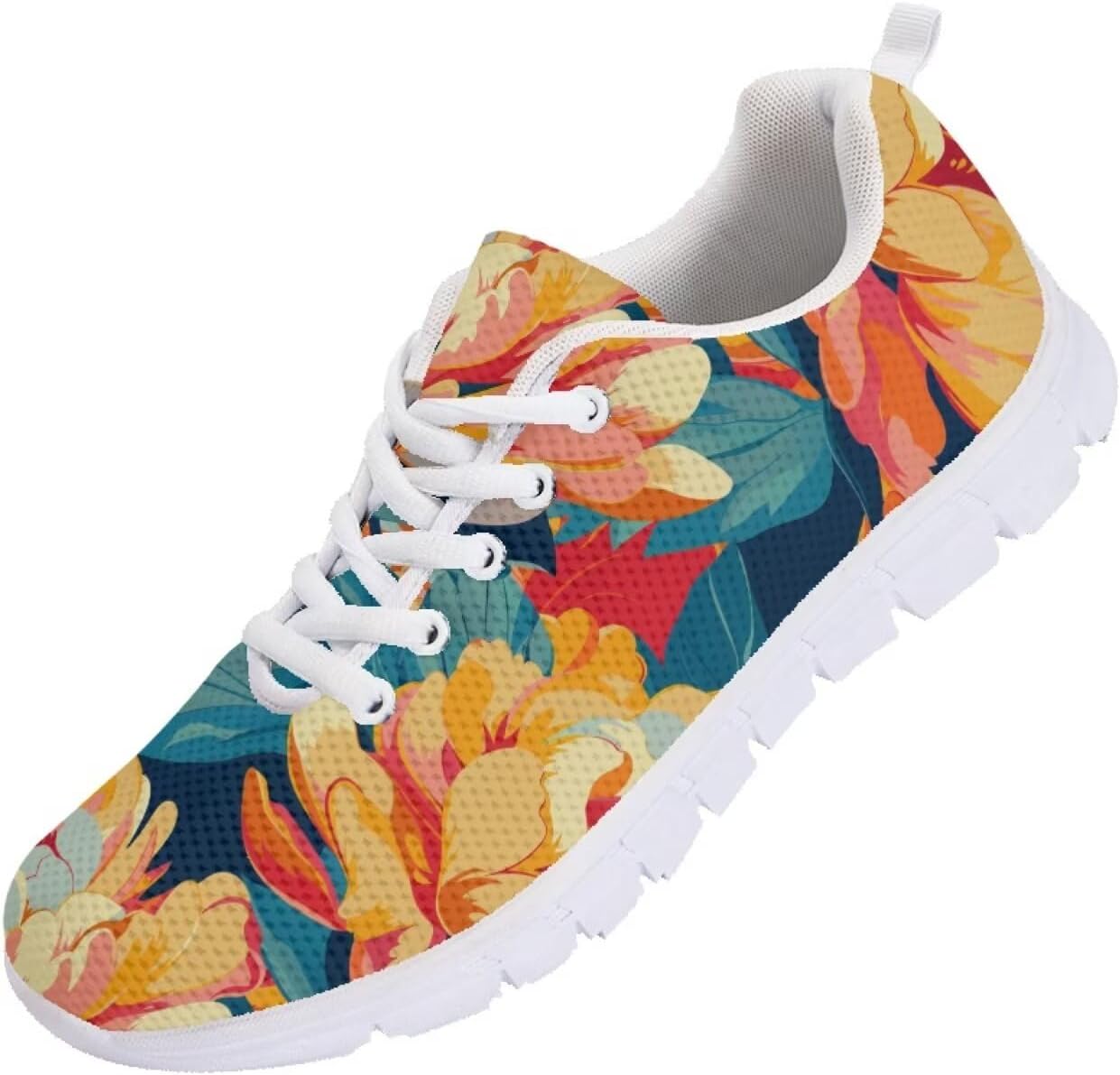 

Мужские кроссовки Funnydude Funny Print для прогулок, тенниса, легкие повседневные кеды для спортзала, путешествий и работы, Peony