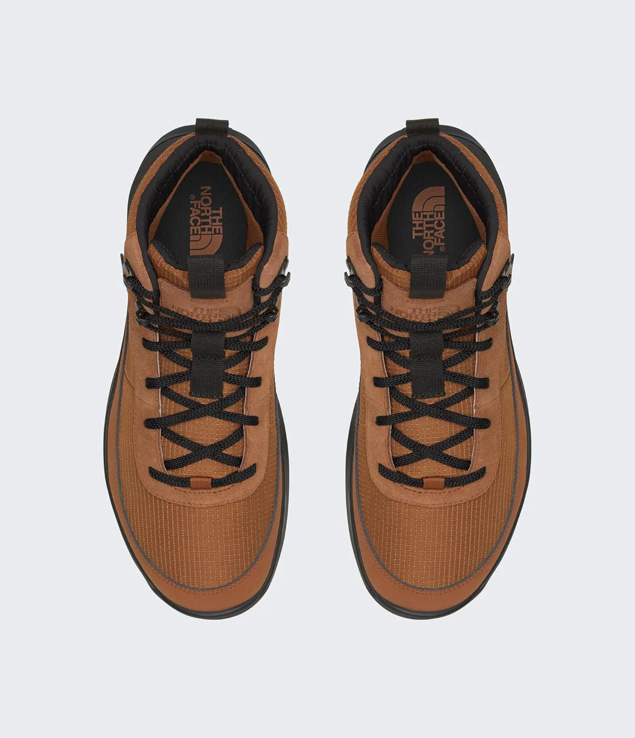 Мужские водонепроницаемые треккинговые ботинки The North Face Bergen Mid | Утепленные зимние ботинки с протектором 4,5 мм, черный — фото 3