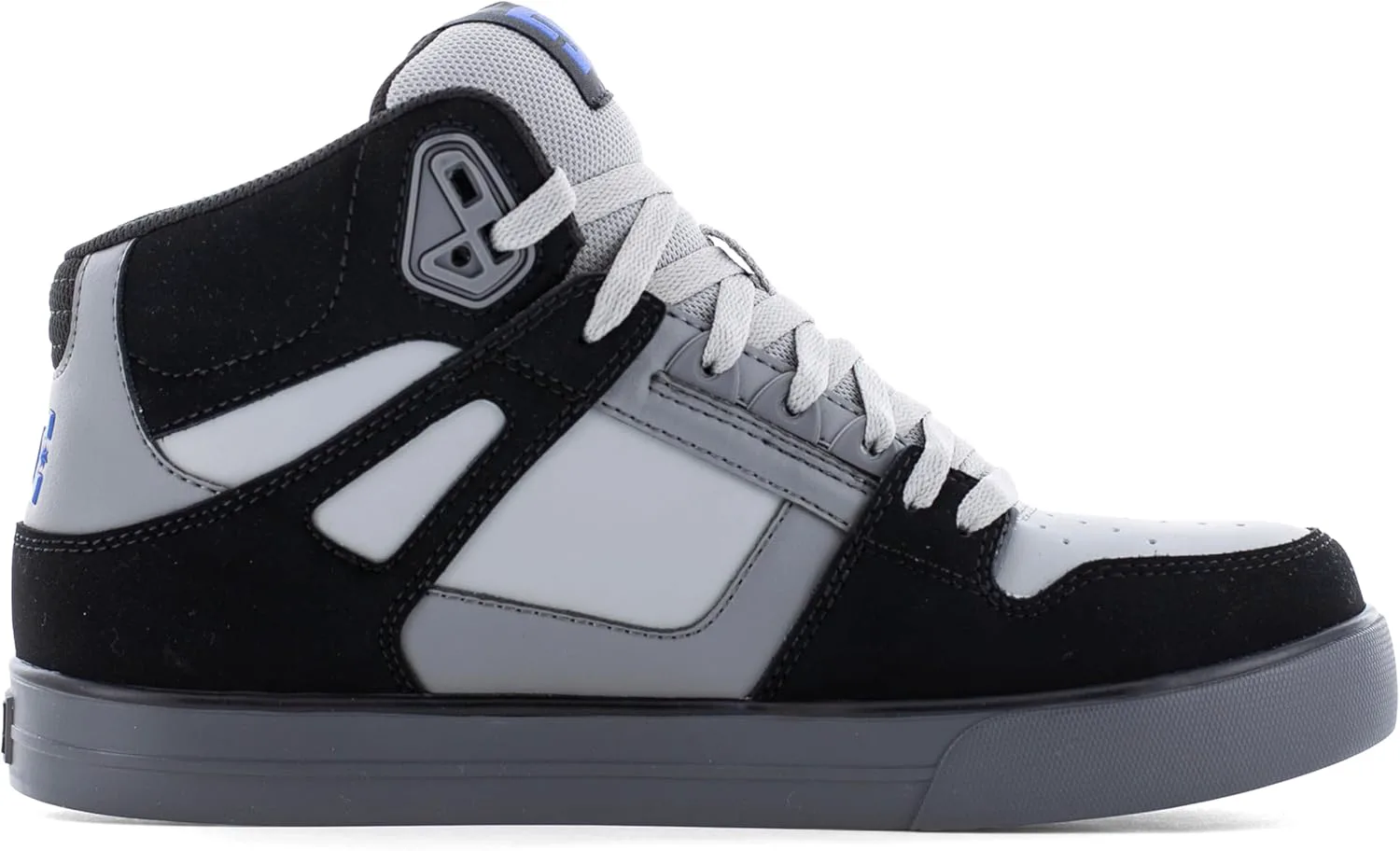 Мужские ботинки DC Shoes Pure Work черные, серые и синие с композитным носком, серый — фото 3