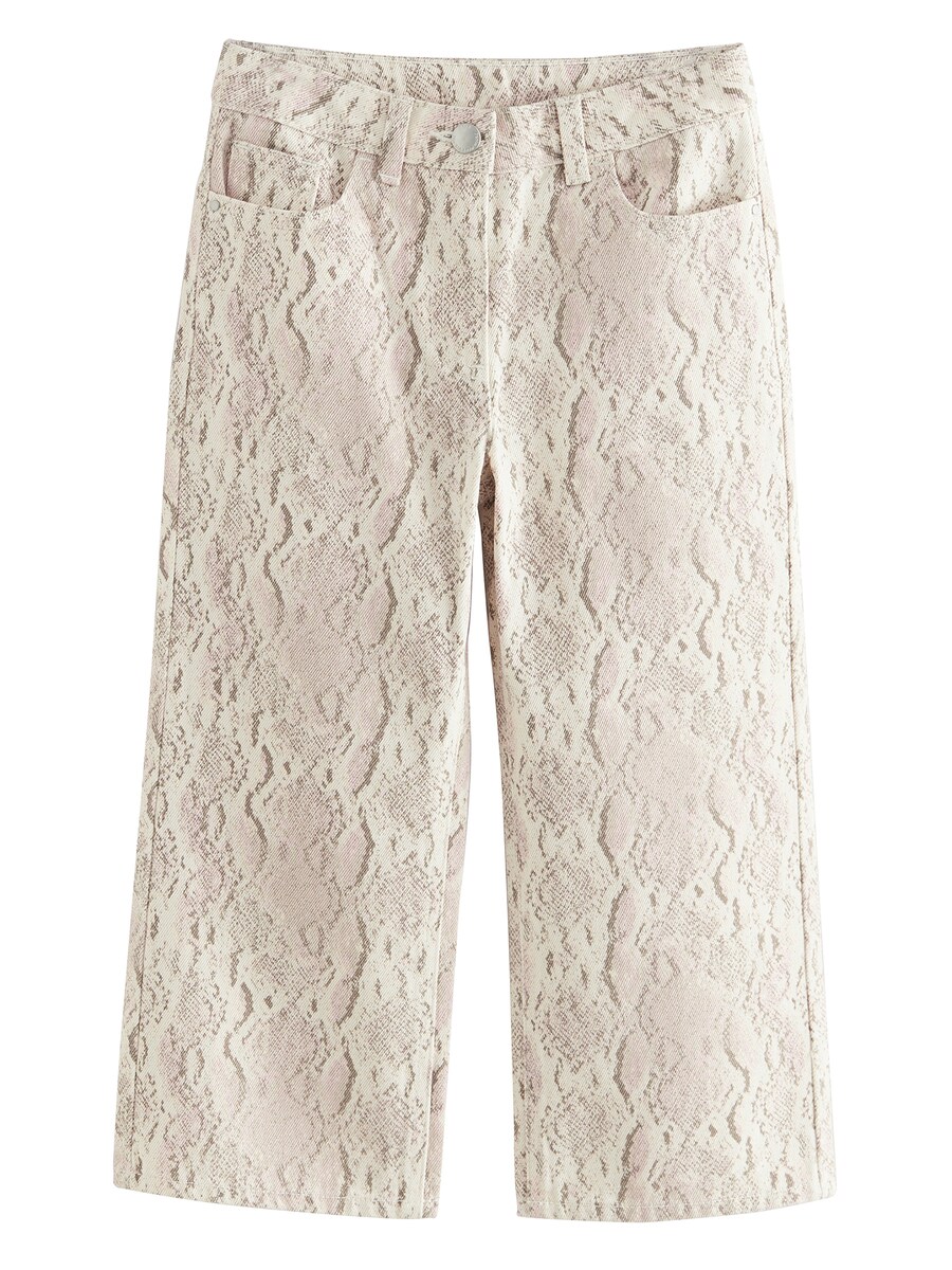 

Джинсы с широкими штанинами Next, цвет Beige/Ecru/Dark beige