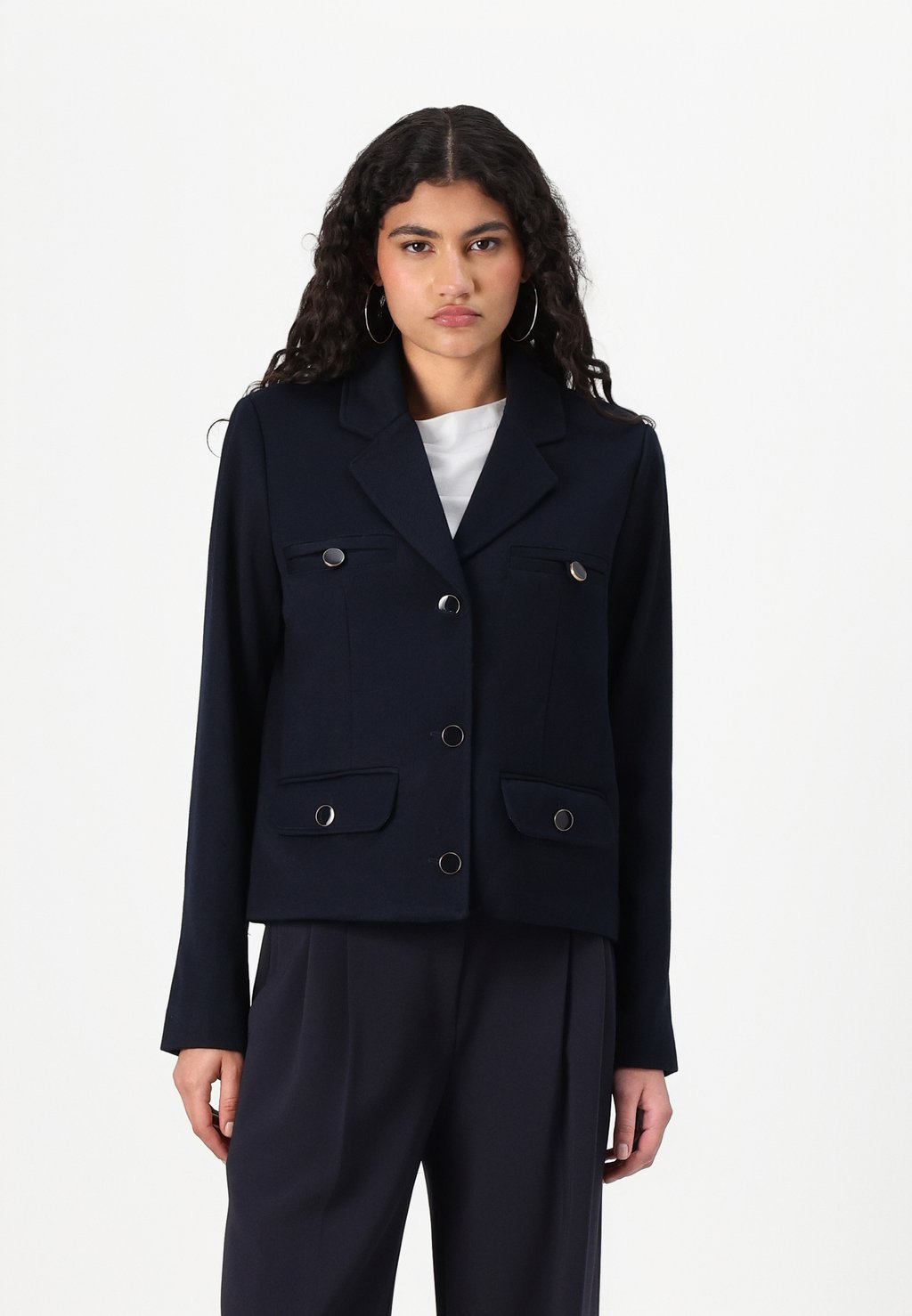 

Блейзер ELINA BLAZER MSCH Copenhagen, темно-синий