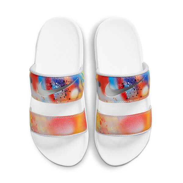 Тапочки off-court duo slide Nike, белый — фото 3