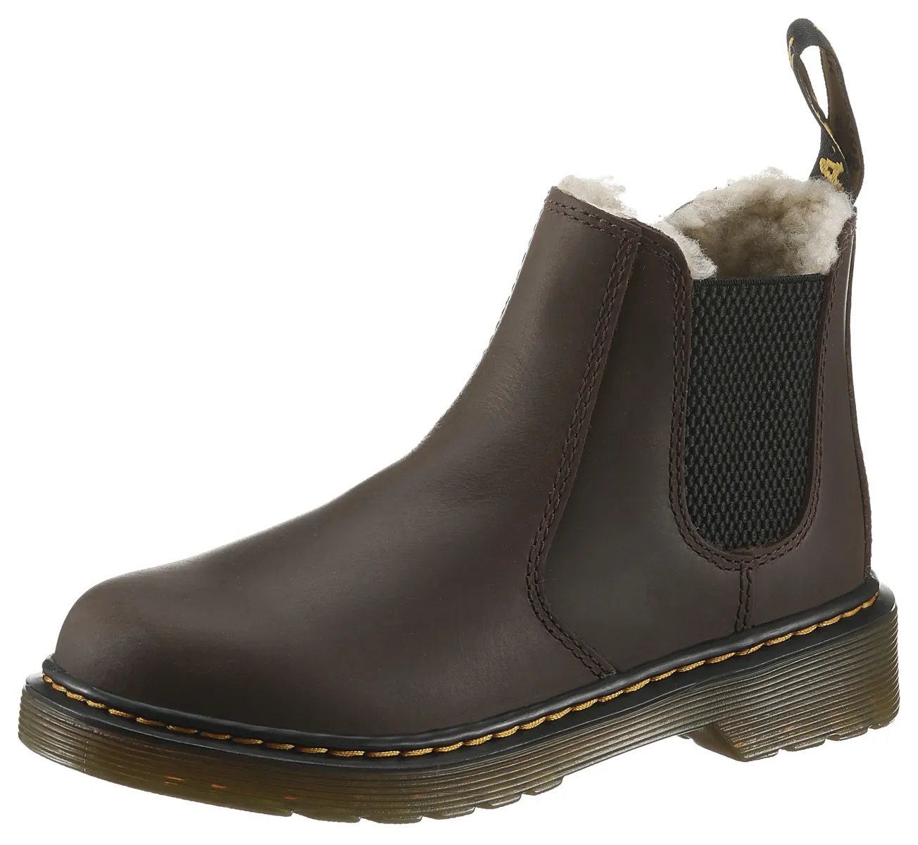 

Ботинки челси DR. MARTENS "2976 Leonore J", на теплой подкладке, коричневый