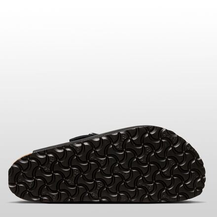 Женские сабо Birkenstock Boston кожаные с мягкой стелькой, черный — фото 4