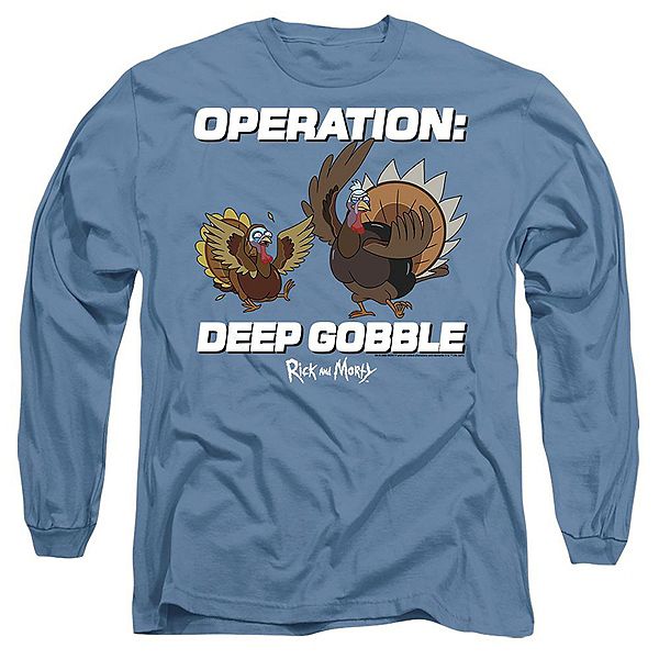 

Футболка с длинным рукавом Rick and Morty Operation Deep Gobble Licensed Character