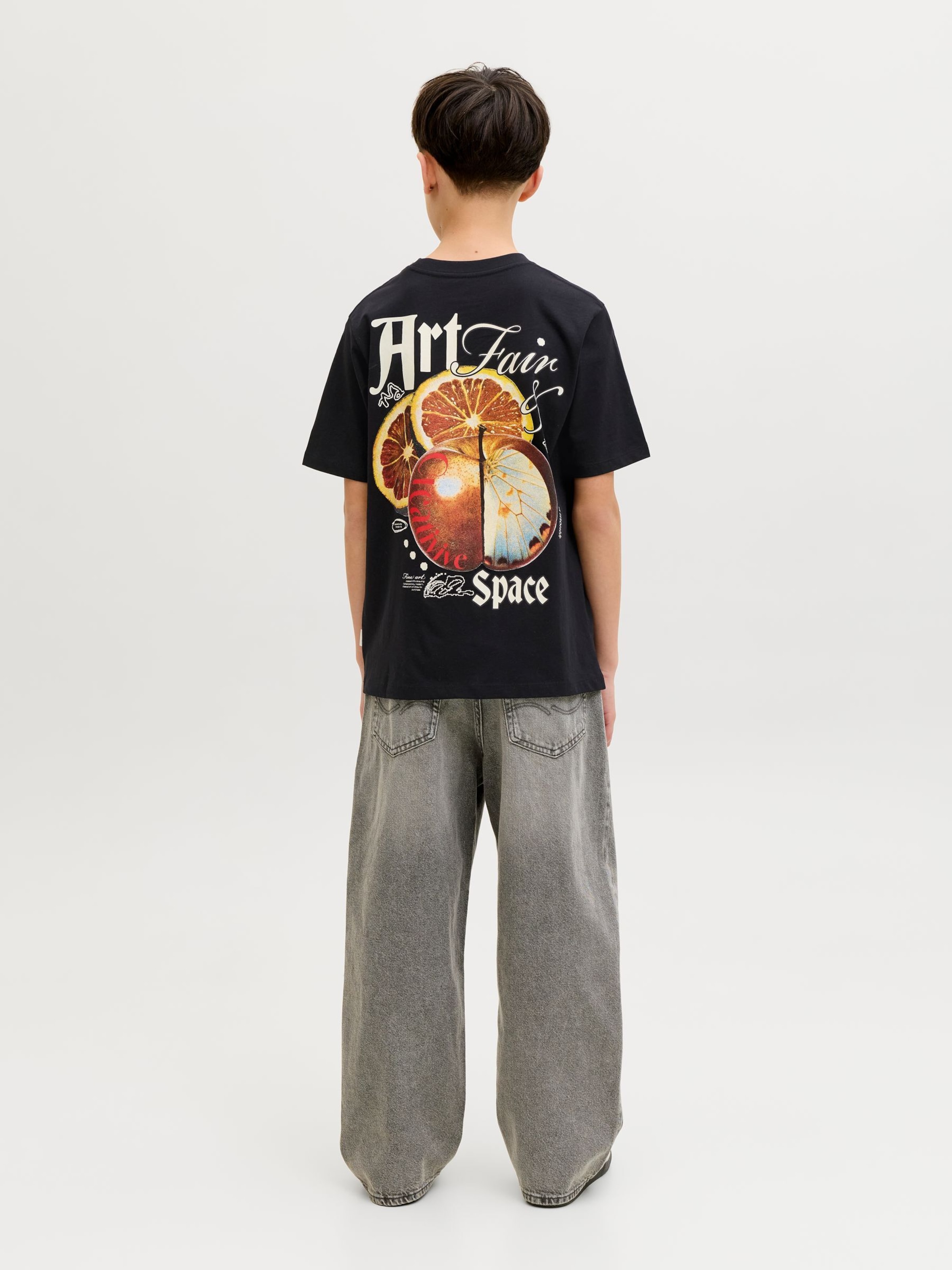 Jack & Jones Junior Футболка в черном цвете — фото 3