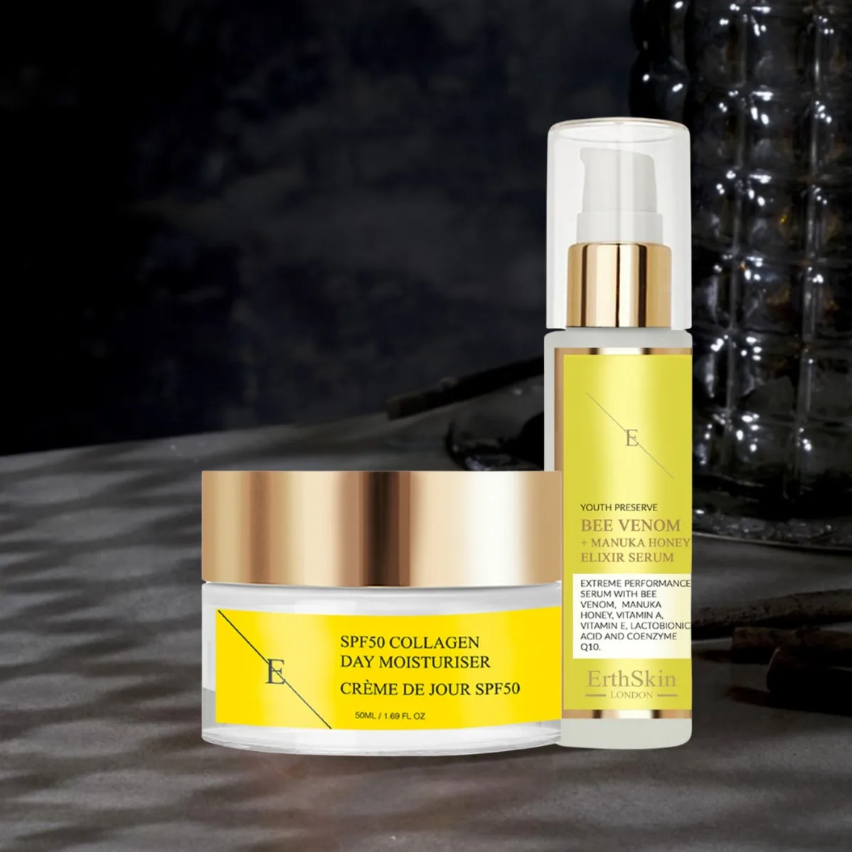 Набор ErthSkin London — Для ухода за лицом Bee Glow + SPF-защита , 1 шт, 60 мл — фото 3