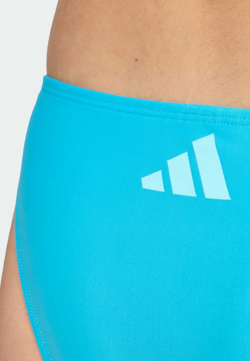 Adidas Performance Бралетте спортивный бикини '3-Stripes V-Back' в цвете Aqua — фото 4