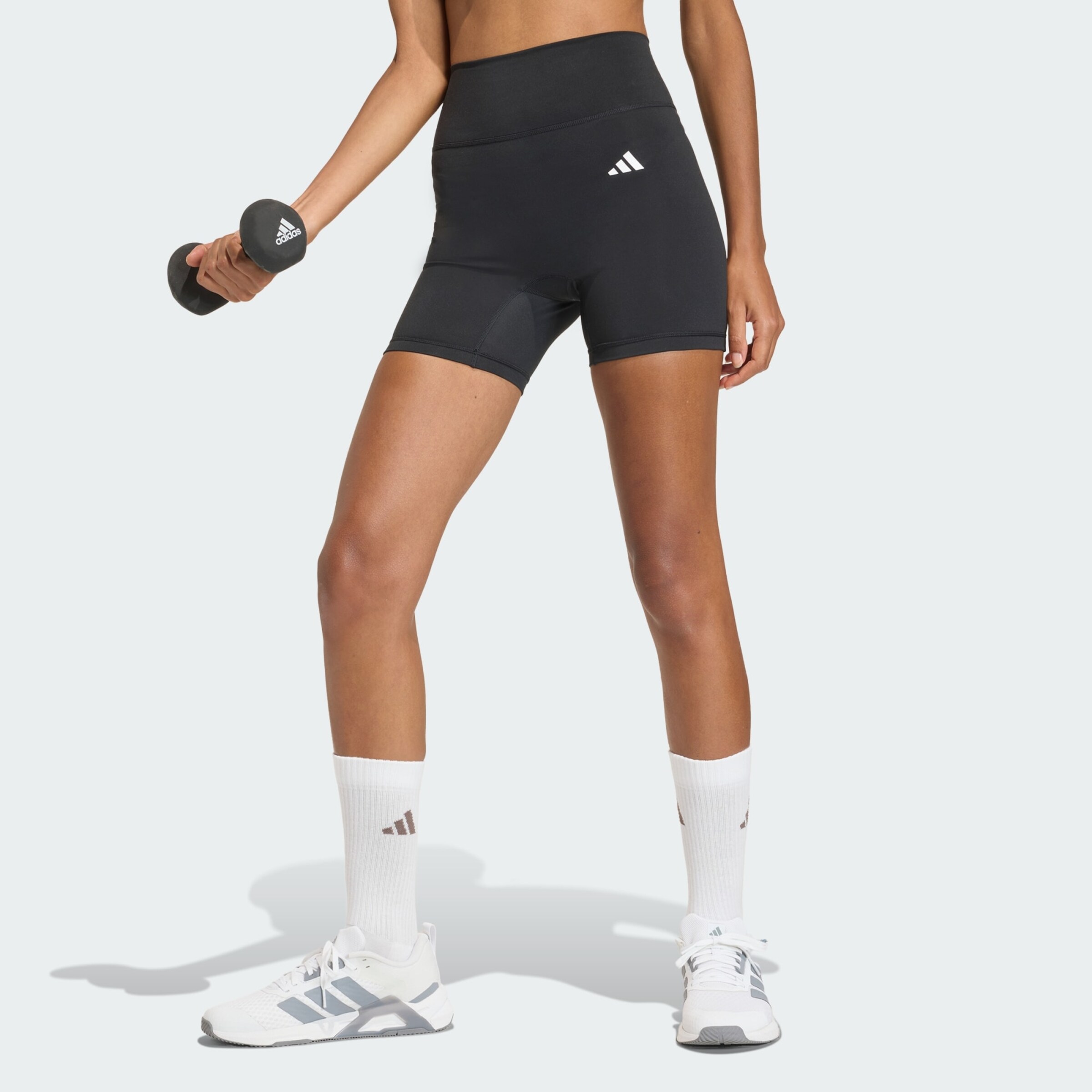 Adidas Performance Узкие спортивные шорты 'Optime Essentials' в черном цвете — фото 2