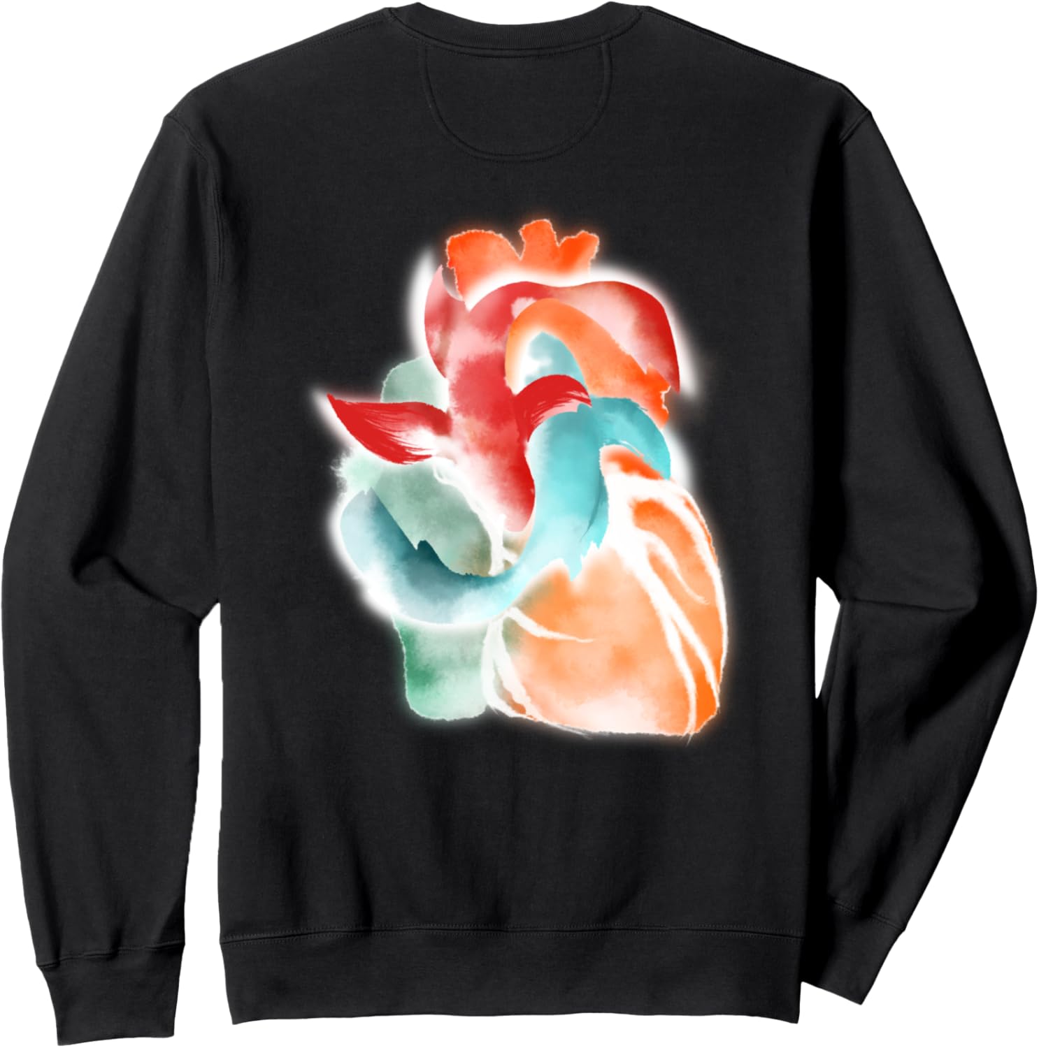 

Толстовка Cocoharle с принтом в виде сердца и карпа на спине Cocohare, черный