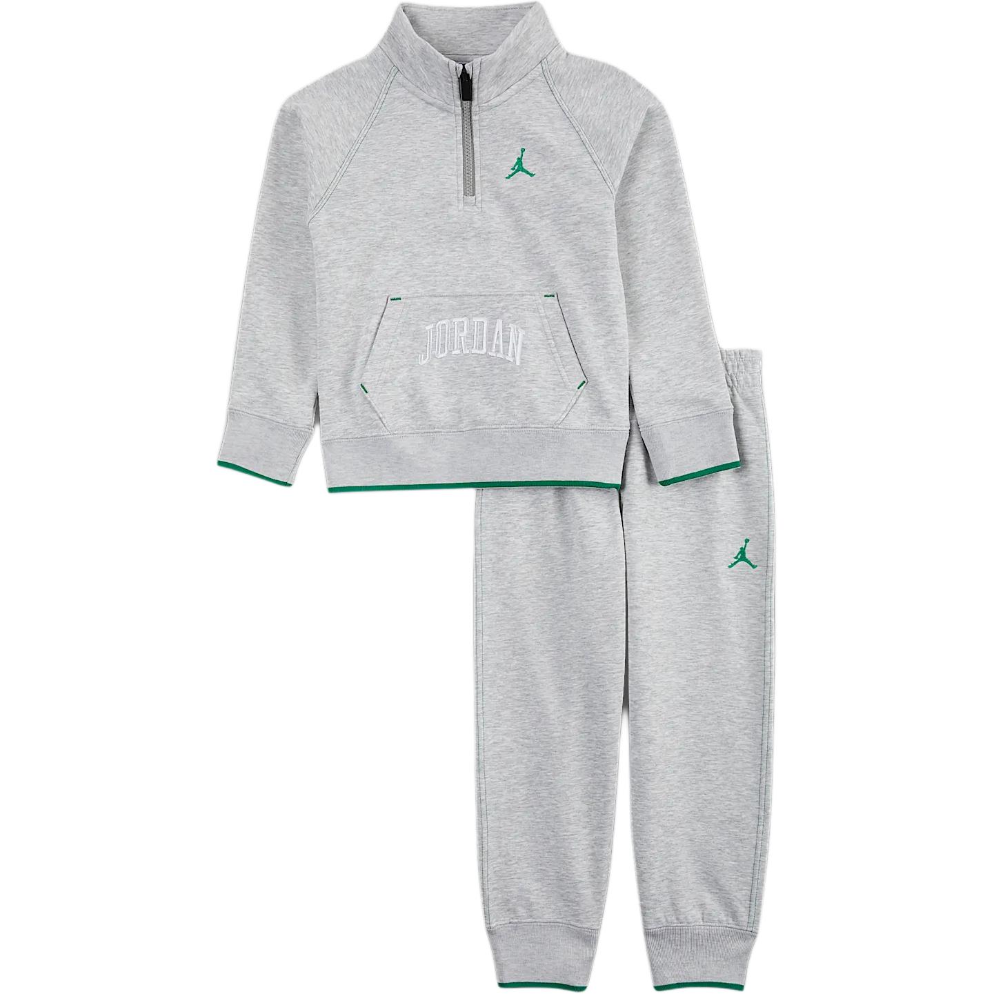 Повседневная спортивная одежда Light Heather Gray для детей 3-7 лет Jordan, серый — фото 3