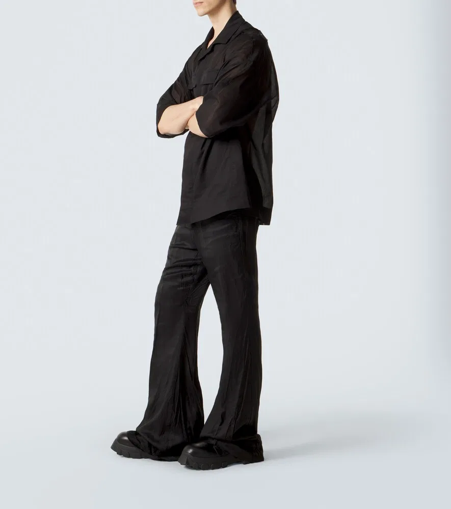 Армейские кожаные боевые ботинки Jumbolace Rick Owens, черный — фото 2