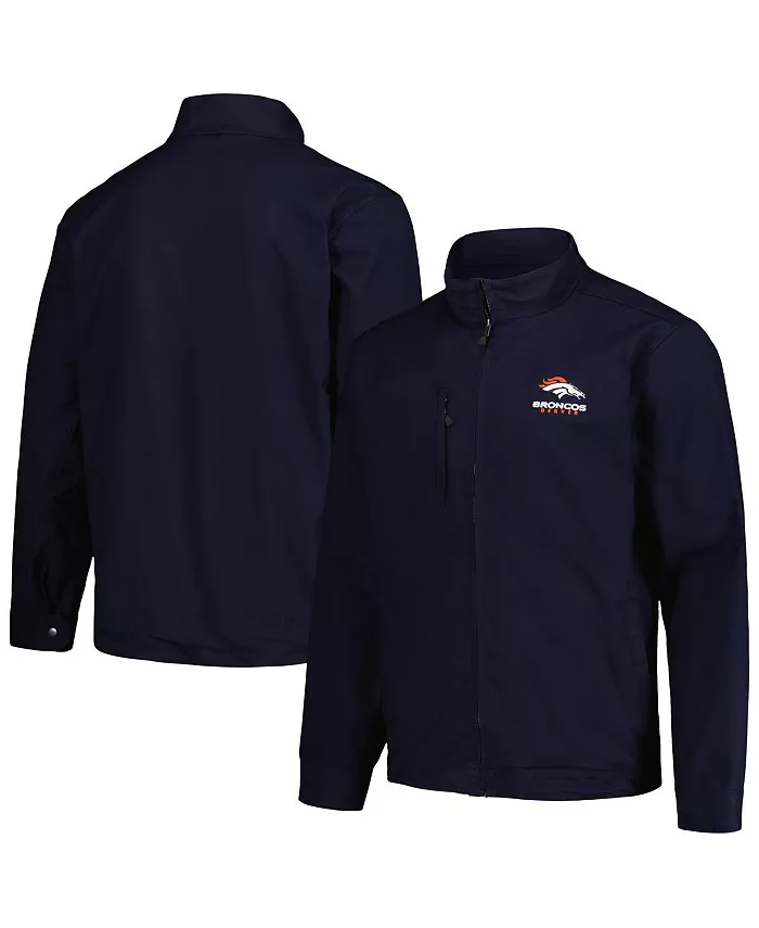 

Мужская синяя рабочая куртка Denver Broncos Journey Workwear Tri-Blend на молнии Dunbrooke