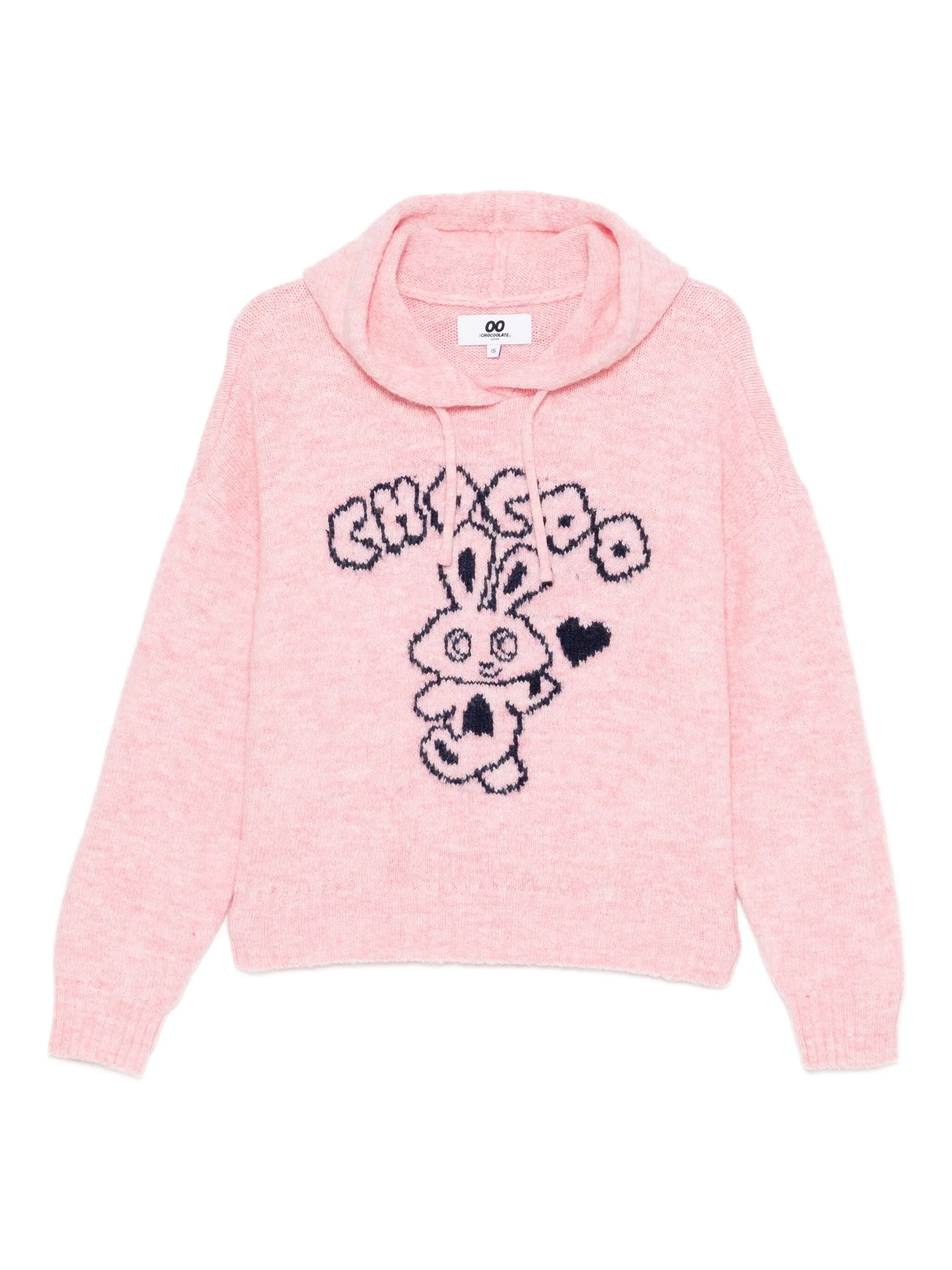 

Худи с графичным принтом Chocoolate, розовый
