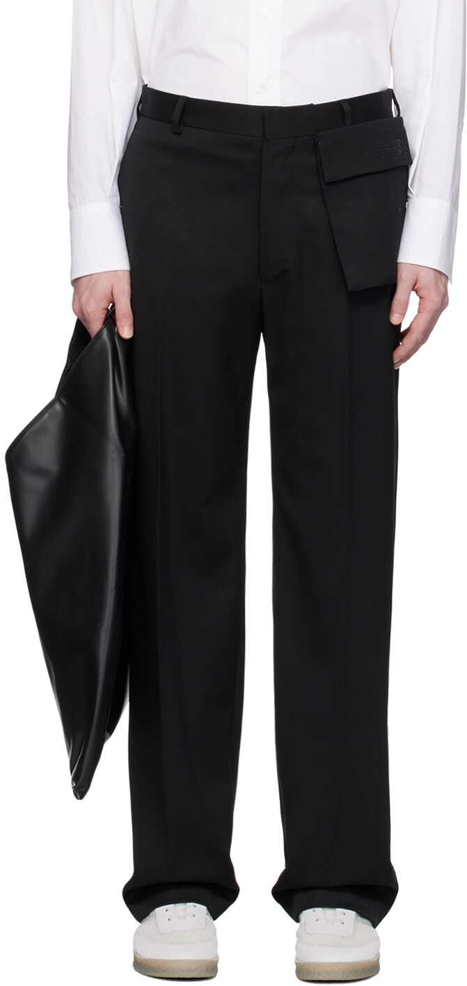 

Черные прямые брюки Mm6 Maison Margiela