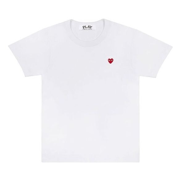 

Футболка mini logo tee 'white' Comme Des Garcons Play, белый