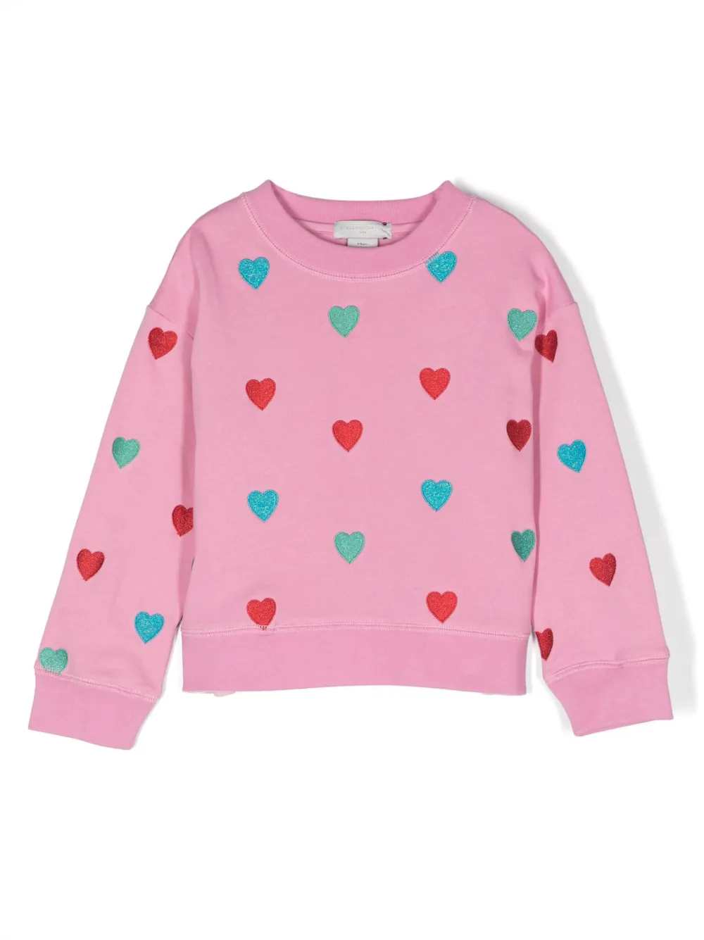 

Джемпер с вышивкой Stella Mccartney Kids, розовый